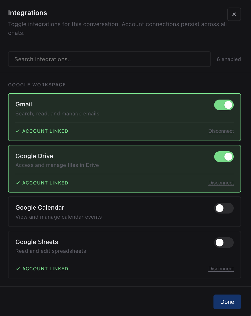 ActForge integrations